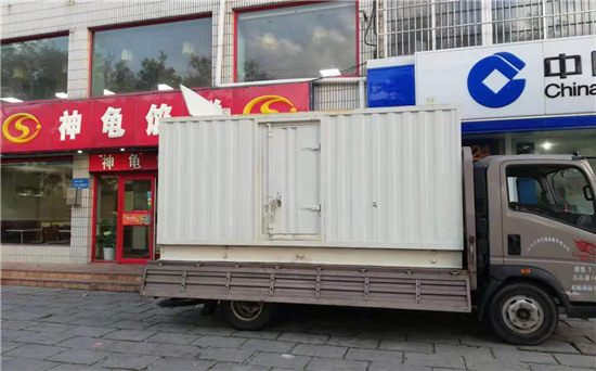 大茂镇出租发电机施工案例